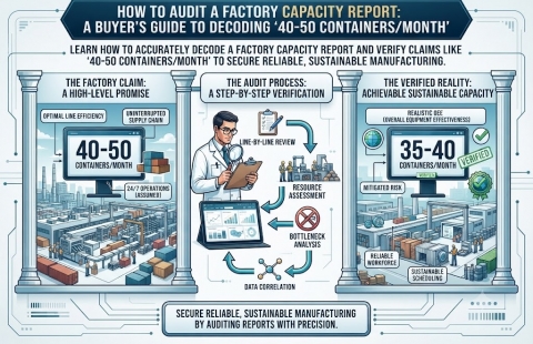 How to Audit a Factory Capacity Report: A Buyer's Guide to Decoding '40-50 Containers/Month'